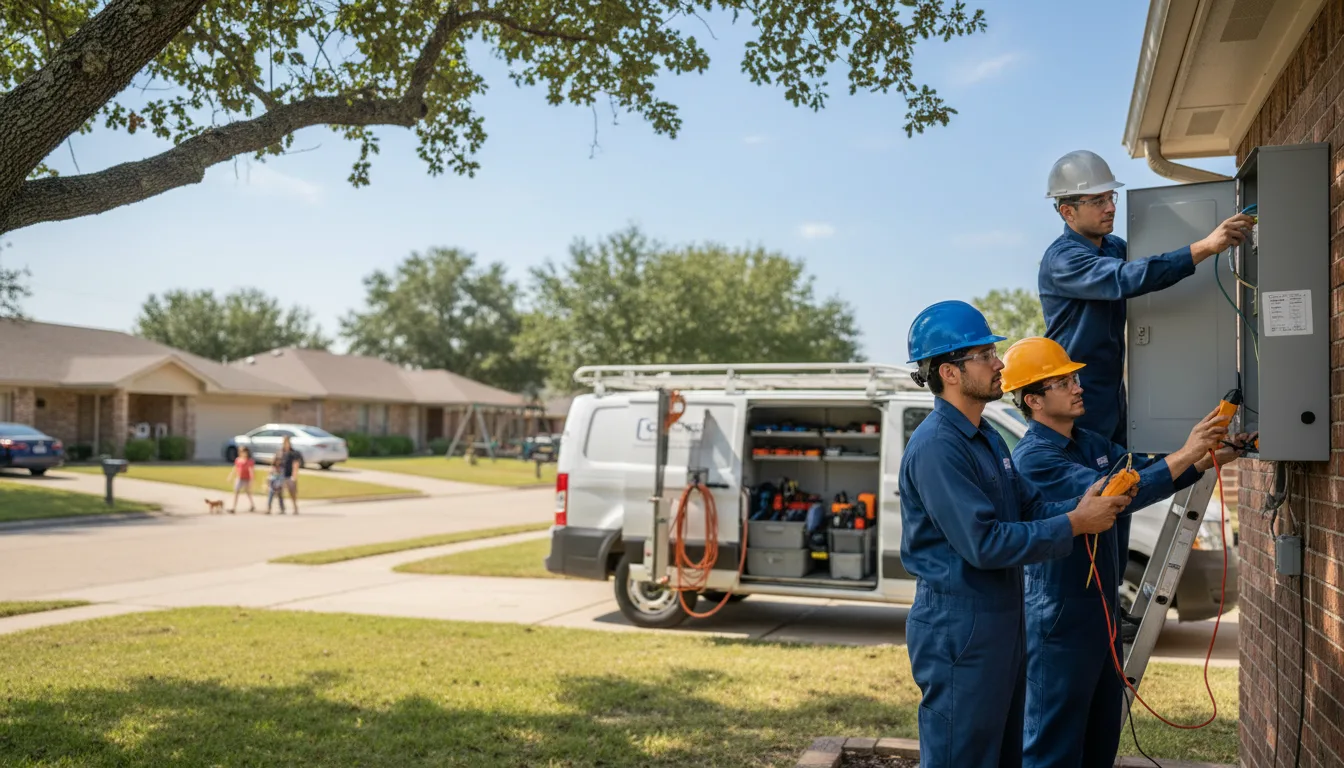 Certified electrician providing emergency electrical services in Loranger, LA